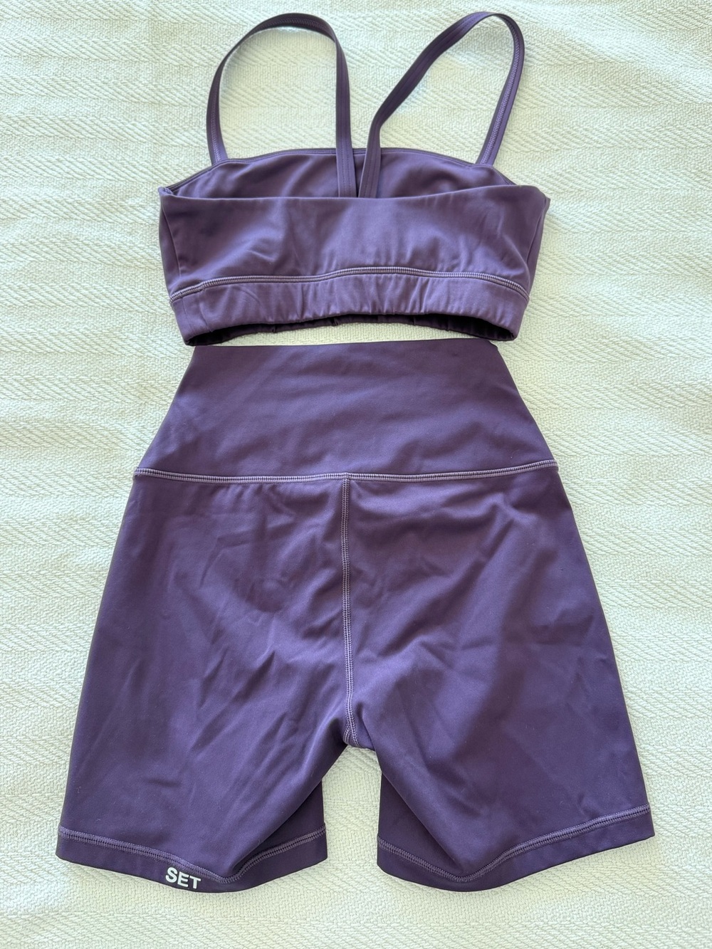Set Active purple matching set - Picture 2 of 3